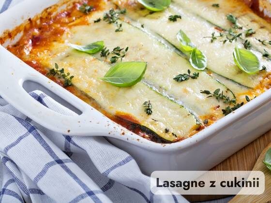 dieta ketogeniczna przepisy - keto zapiekanka z cukinii
